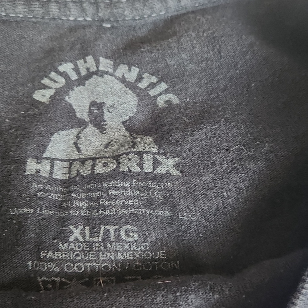 Jimi Hendrix Tye-dye Graphic Cotton Tshirt - Picture 3 of 4